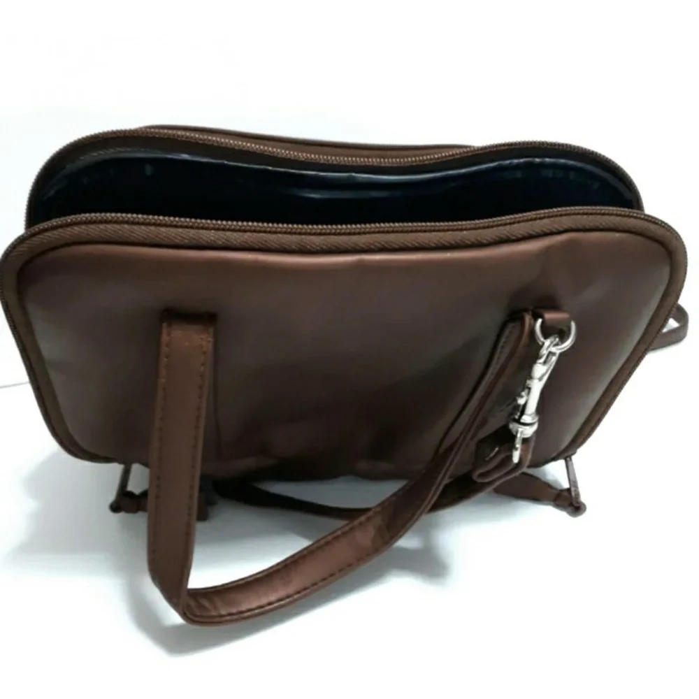 Womens bronze color Kathy Ireland multi compartment purse Bag - Picture 6 of 8